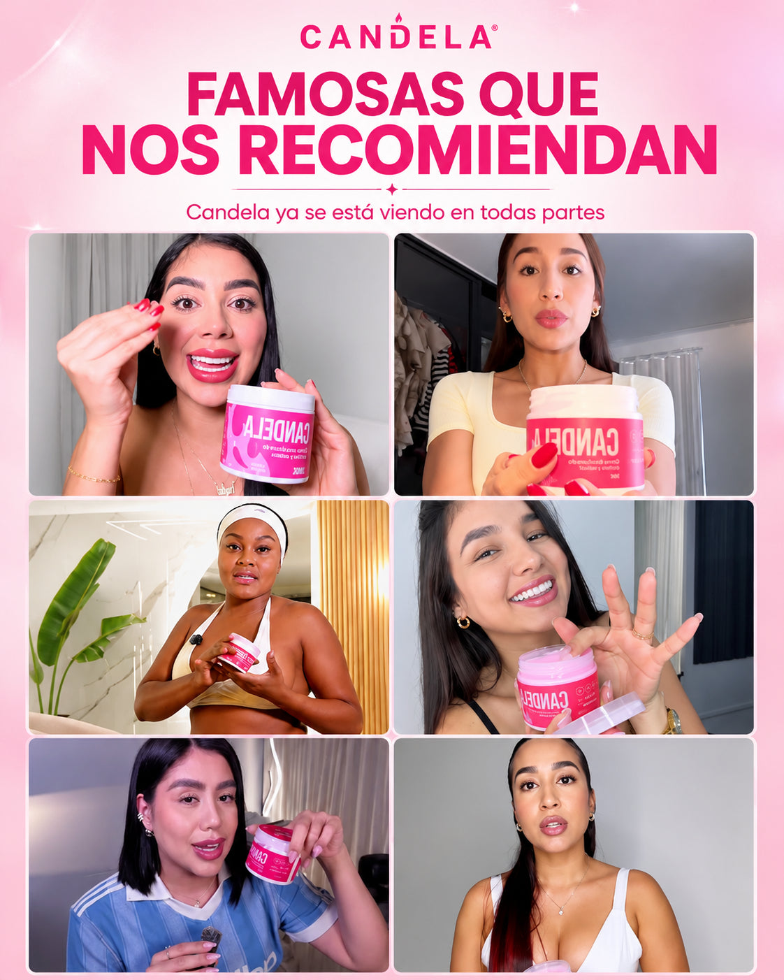 Crema Antiestrías y Anticelulítica Efecto Reafirmante Térmico – Candela® (300 ml)