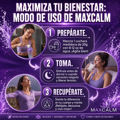 Frena el sobrepensamiento y la tensión al instante - MAXCALM 454g