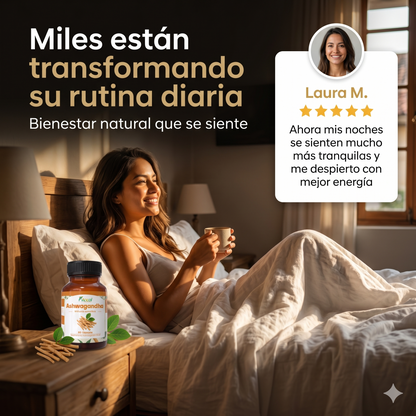 Ashwagandha Premium – Reduce Estrés, Mejora el Sueño y Aumenta tu Energía