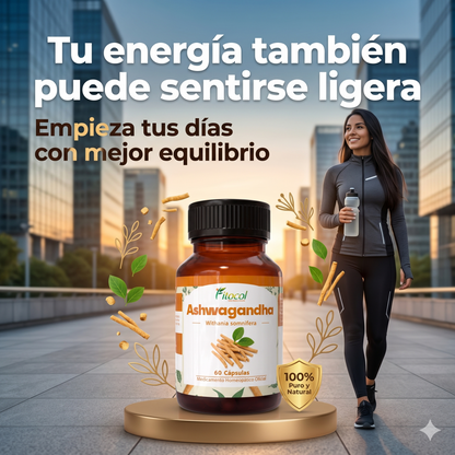 Ashwagandha Premium – Reduce Estrés, Mejora el Sueño y Aumenta tu Energía