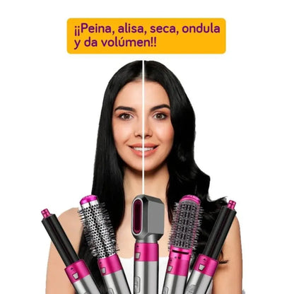 Cepillo Secador Voluminizador 5 En 1