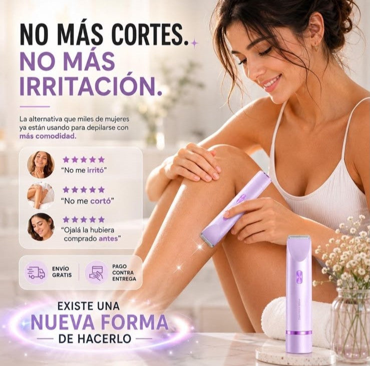 Depiladora Eléctrica Doble Cabezal PRO