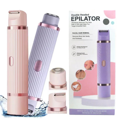 Depiladora Eléctrica Doble Cabezal PRO
